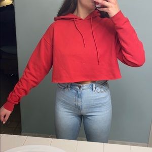 Cropped urban outfitters sweatshirt